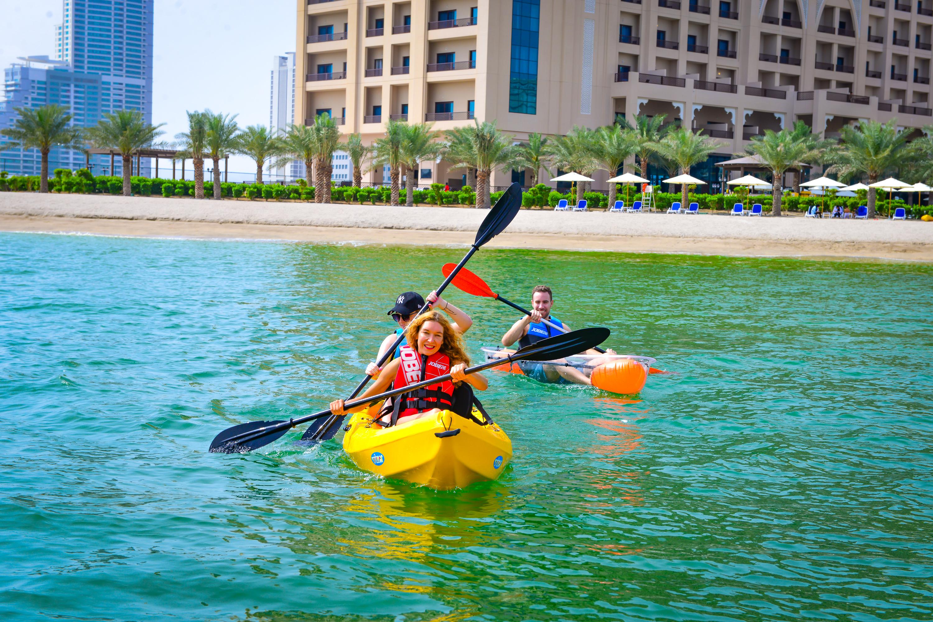 פוג'יירה Al Bahar Hotel & Resort מראה חיצוני תמונה Kayaking at The View